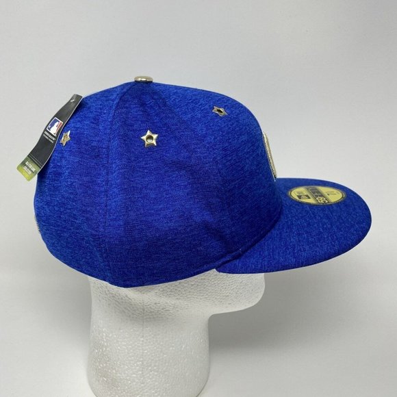 NWT Chicago Cubs 2017 MLB All Star Game Fitted Hat 7 5/8 Blue Cap Baseball - Picture 4 of 9